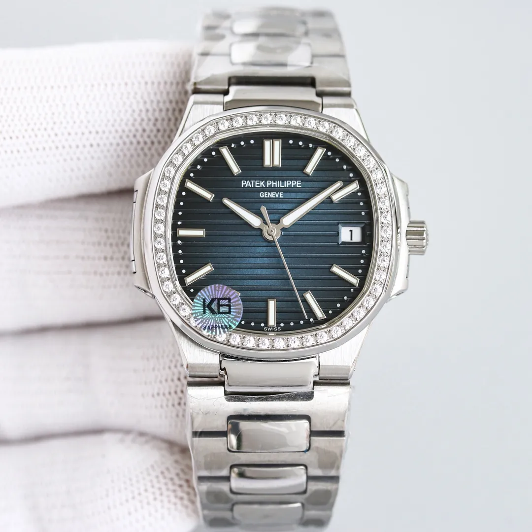 【Top Replica】💰5300! Patek Philippe’s sporty and elegant Nautilus women’s watch PP14236 is here! Welcome to inquire and place an order, 1⃣️ Equipped with a customized version of 9015 machine-modified Cal.324sc automatic movement, with 45 hours of kinetic energy storage and a vibration frequency of 28800 per hour. 2⃣️316L customized ergonomic watch strap! 3⃣️The size of the watch is 35.2MM, consistent with the original! 4⃣️Inlaid with Swarovski crystal diamonds 5⃣️Double-sided anti-glare sapphire crystal glass. 6⃣️The literal color and luster are consistent with the original product. "No one can own a Patek Philippe, it's just for the next generation." Elegant and majestic, it perfectly interprets the fashion taste of working women, and it is elegant yet powerful and domineering. Craftsmanship, beautiful price, welcome your appreciation!